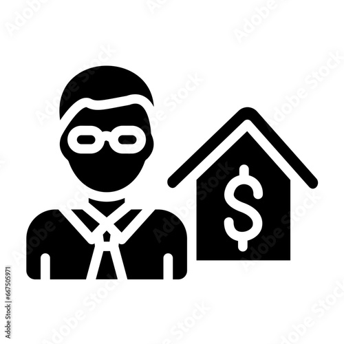 Banker Icon Style