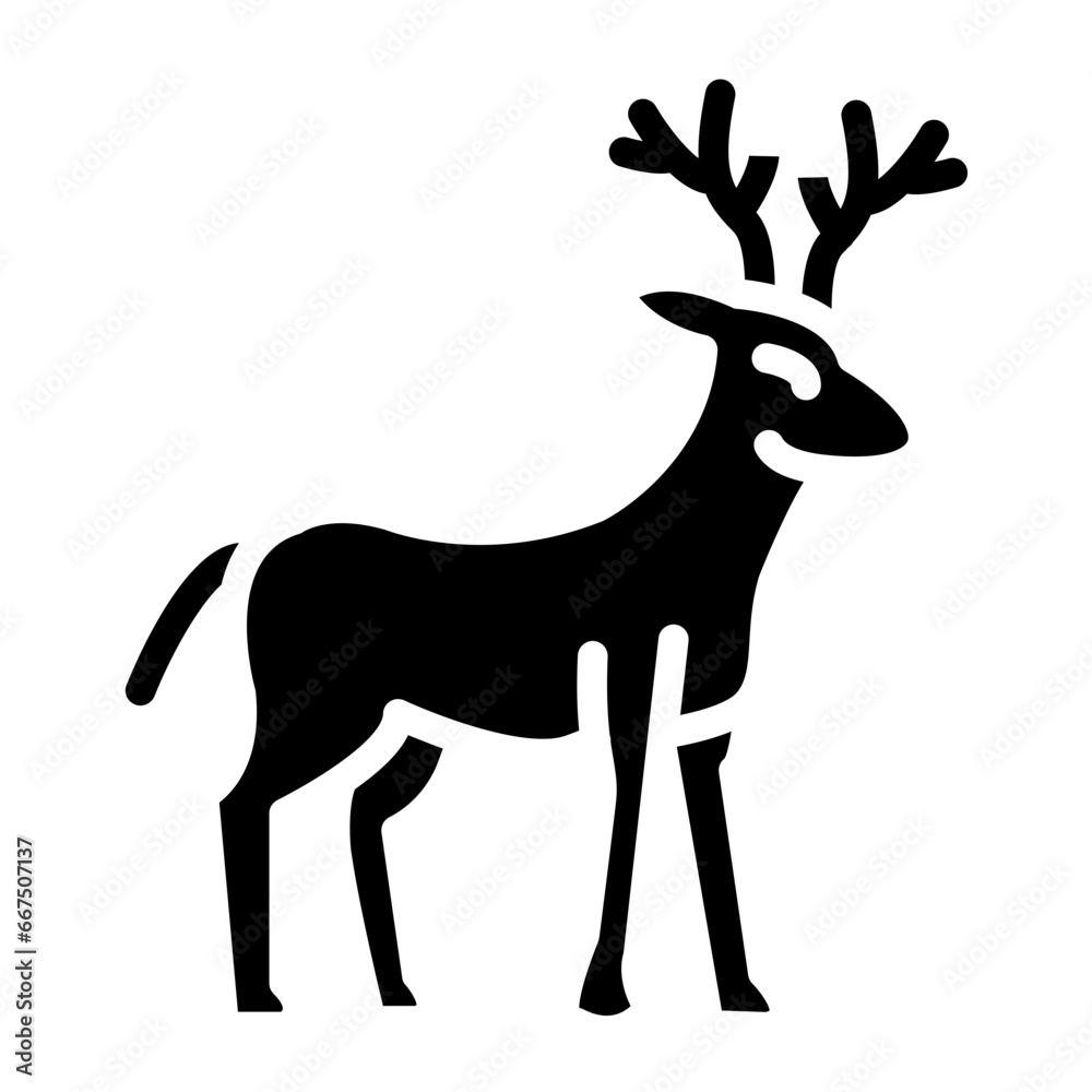 Deer Icon Style Deer Icon Style