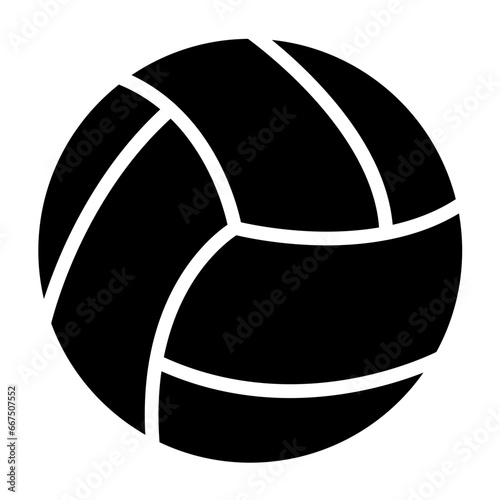 Volley Ball Icon Style