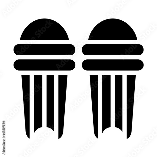 Knee Pad Icon Style
