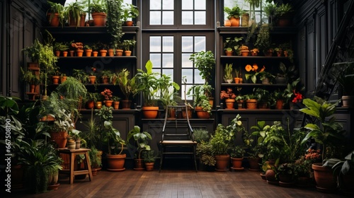 Potted Plants spread Indoor,