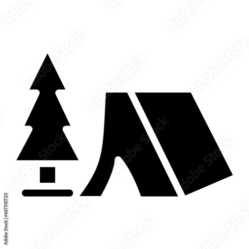 Campsite Icon Style