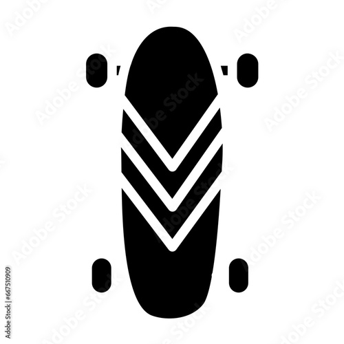 Longboarding Icon Style