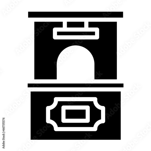 Ticket Office Icon Style