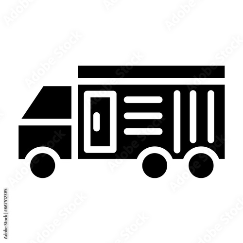 Container Truck Icon Style