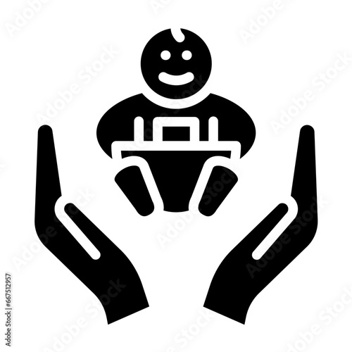 Child Care Icon Style