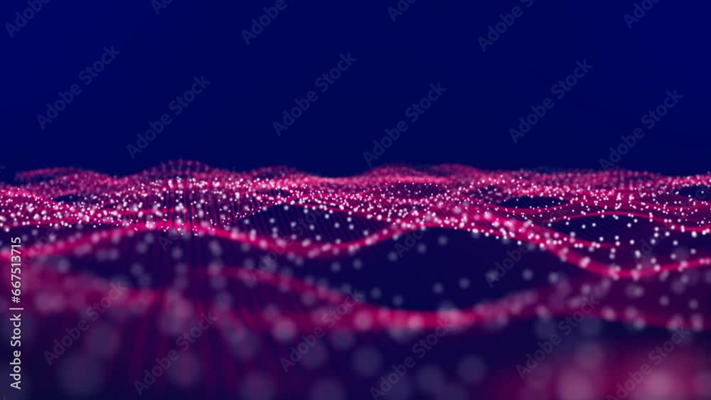 digital particle wave in cyberspace abstract background ,cyber background or technology background digital particle wave in cyberspace abstract background ,cyber background or technology background