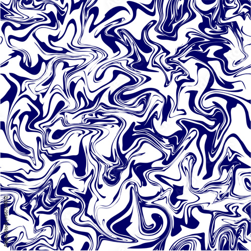Blue fluid art, abstract liquid art wallpaper background. Marble effect digital art.