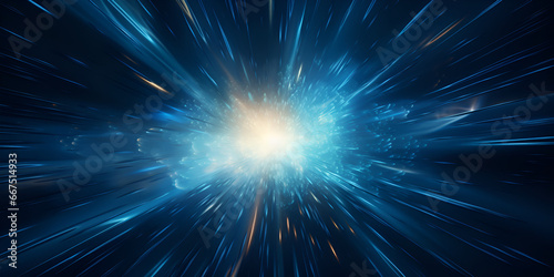 Big Bang Images Technology Explosion Images Abstract burst of blurred blue  a dynamic motion pattern with centric allure Big Bang  space  astronomy  universe  cosmic 