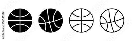 Basketball icon vector. basketball logo vector icon