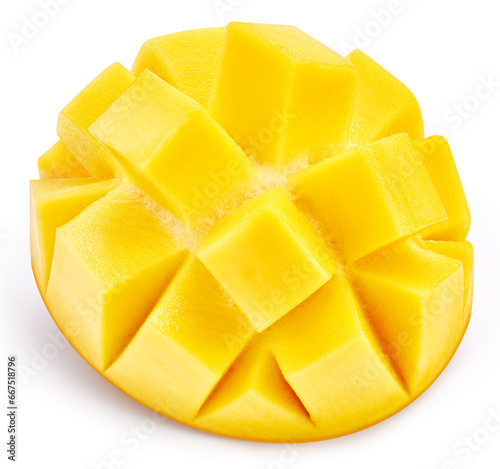 Ripe fresh mango Clipping Path