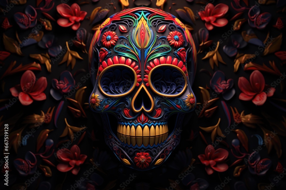 Mexican Skull design