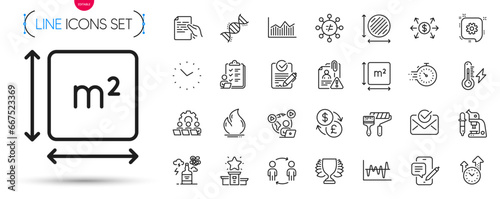 Pack of Hold document, Timer and Alcohol addiction line icons. Include Winner, Winner podium, Checklist pictogram icons. Electricity power, Search employee, Rfp signs. Video conference. Vector