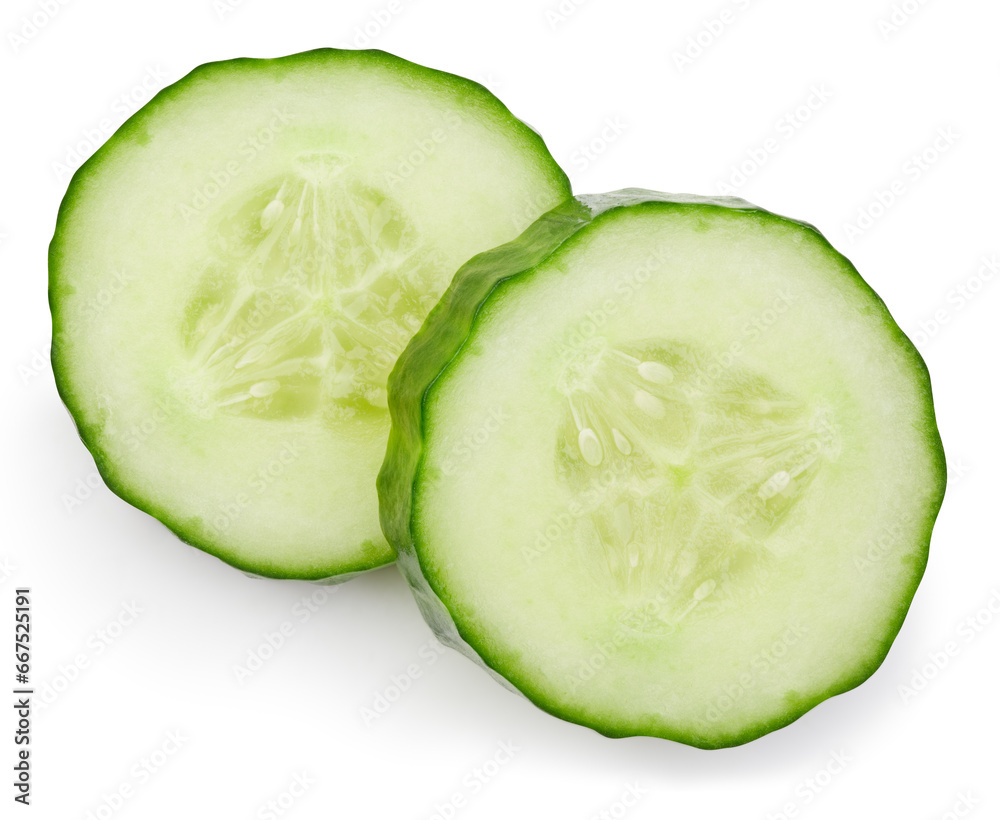 Fresh organic cucumber isolated clipping path Fresh organic cucumber isolated clipping path
