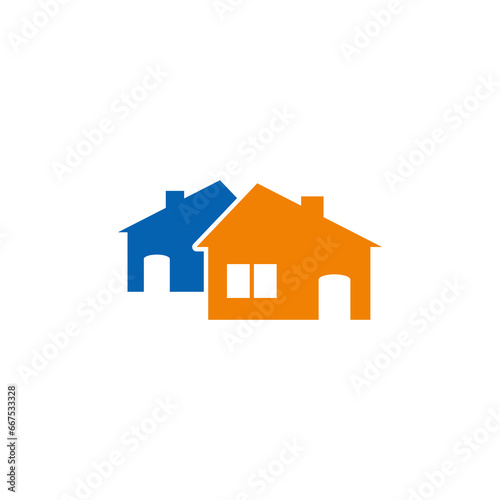 House logo icon isolated on transparent background