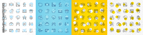 Vector icons set of Fisherman, Bicycle helmet and Gps line icons pack for web with Buyer, Sale, Grill outline icon. Add handbag, Creative idea, Puzzle image pictogram. Romantic dinner. Vector