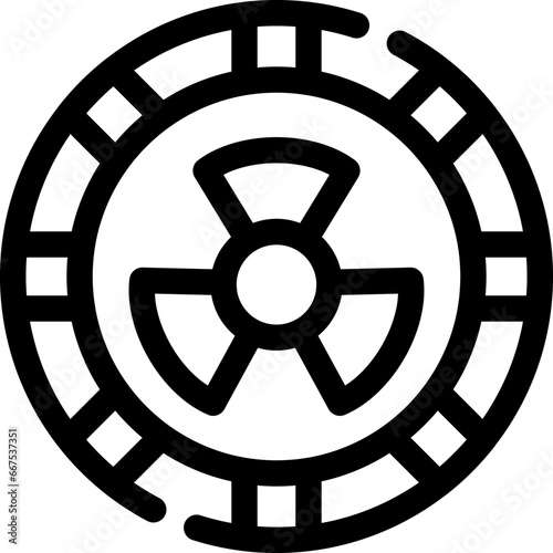 Radiation Icon