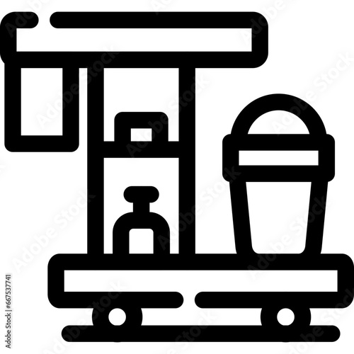 Cleaning Cart Icon