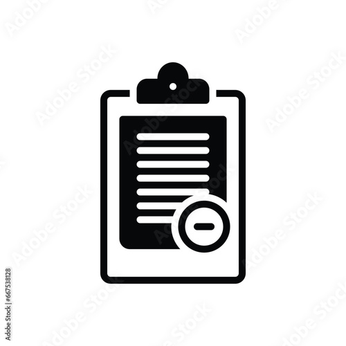 Black solid icon for expunge