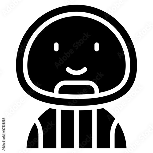 Vector Icon Cosmonaut, Sci-Fi, Cosmonaut, Science Fiction, User, Avatar