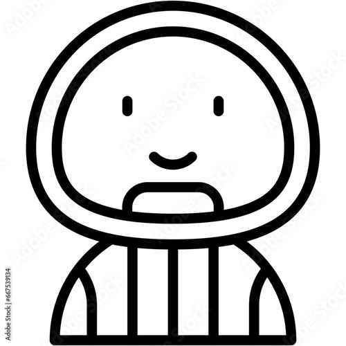 Vector Icon Cosmonaut, Sci-Fi, Cosmonaut, Science Fiction, User, Avatar
