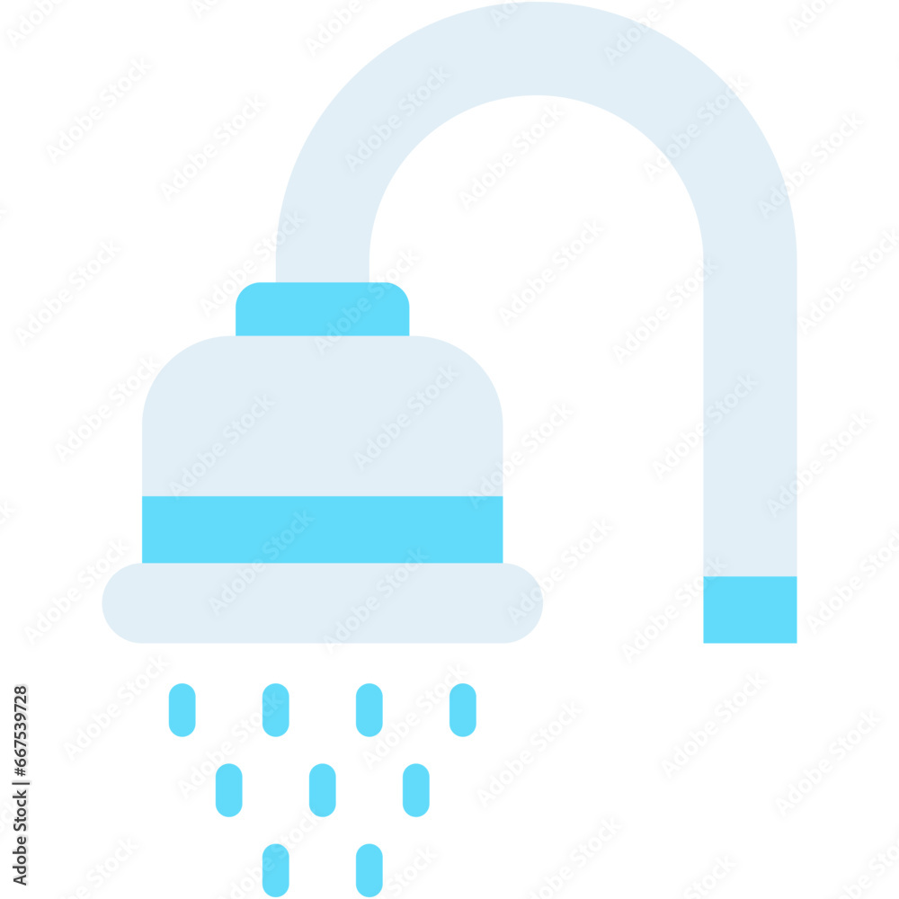 Vector Icon Shower, Clean, Bath, Bathing, Hygienic, wellness Vector Icon Shower, Clean, Bath, Bathing, Hygienic, wellness