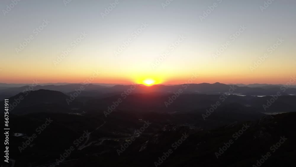 황매산일출 황매산일출