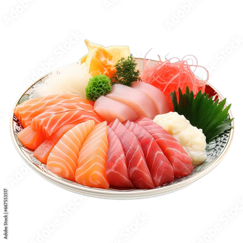 Sashimi on a plate