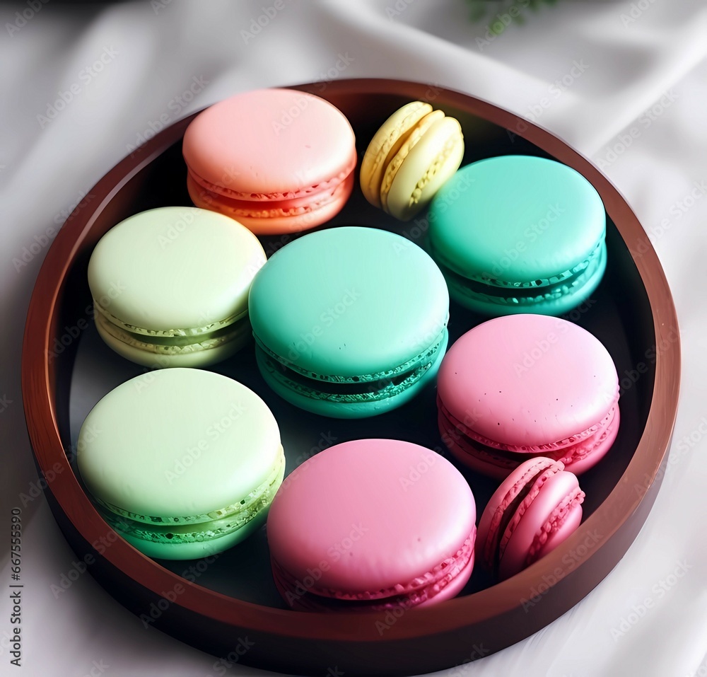 Obraz premium colorful macaroons