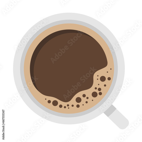 Coffee latte mug vector