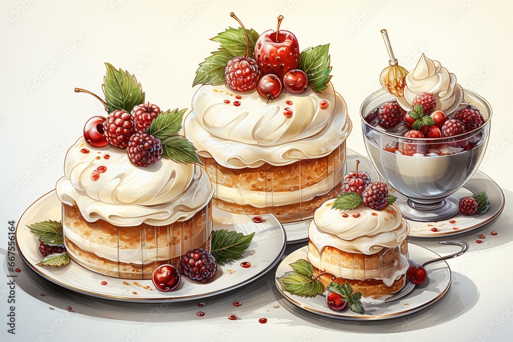 cheesecake with berries cheesecake with berries