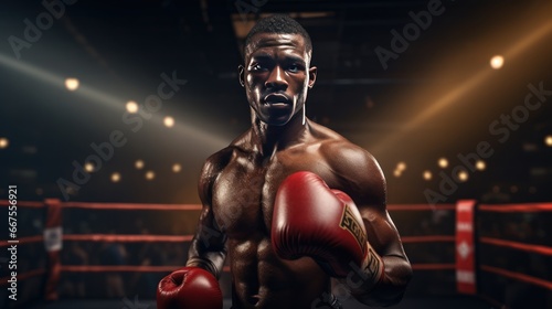 African American boxer © somchai20162516