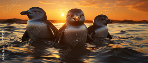 Pinguine im Wasser am Kap der Guten Hoffnung