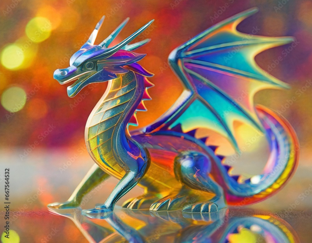 クリスタルのドラゴン