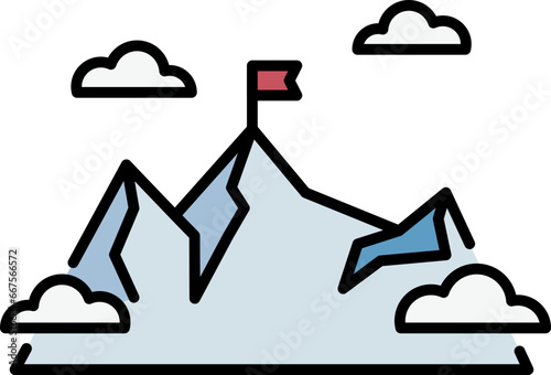 Mount everest icon