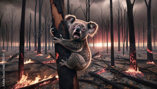 Koala Bears in Crisis: The Impact of Bushfires
