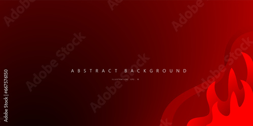 Red and black wave modern background with space for text and message. template design