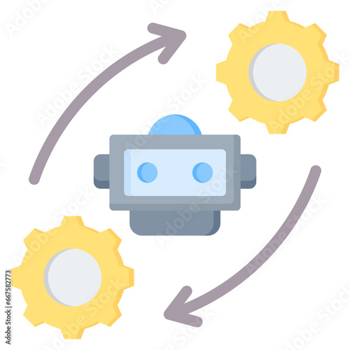 Rpa Flat Icon