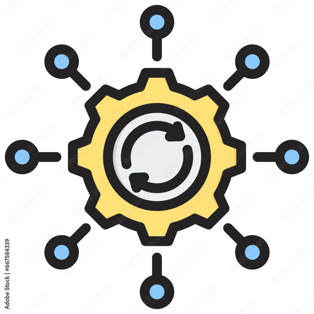 Bpm Outline Color Icon Bpm Outline Color Icon