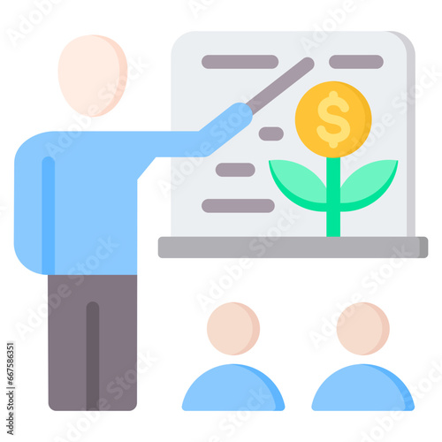 Training Flat Icon