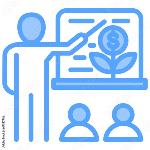 Training Blue Icon