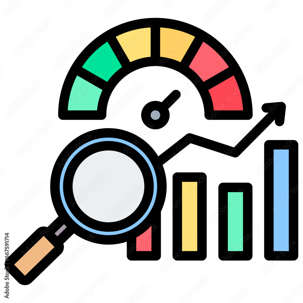 Bench Marking Outline Color Icon Bench Marking Outline Color Icon