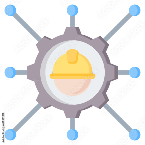 Engineering Flat Icon