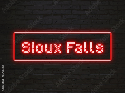 Sioux Falls のネオン文字