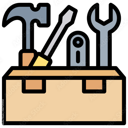 Tools Outline Color Icon