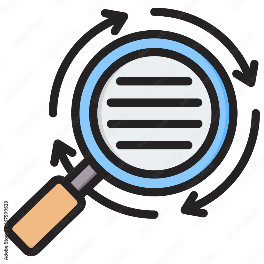 Process Control Outline Color Icon Process Control Outline Color Icon