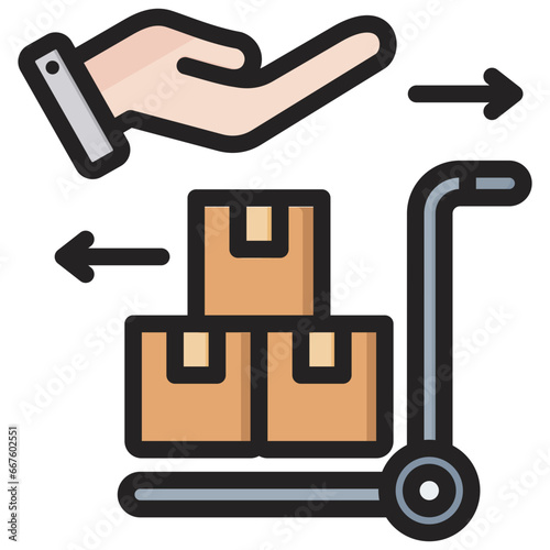 Purchaser Outline Color Icon