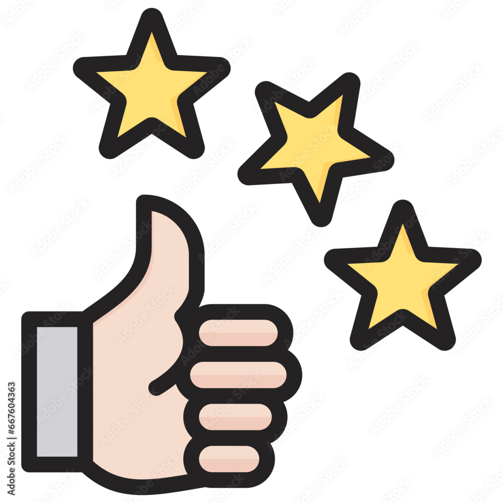 Appreciation Outline Color Icon Appreciation Outline Color Icon