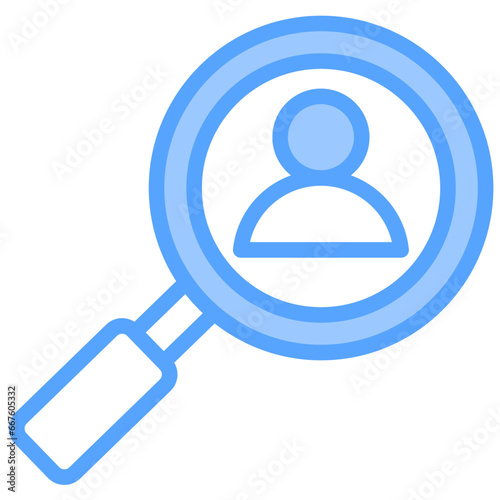 Human Research Blue Icon