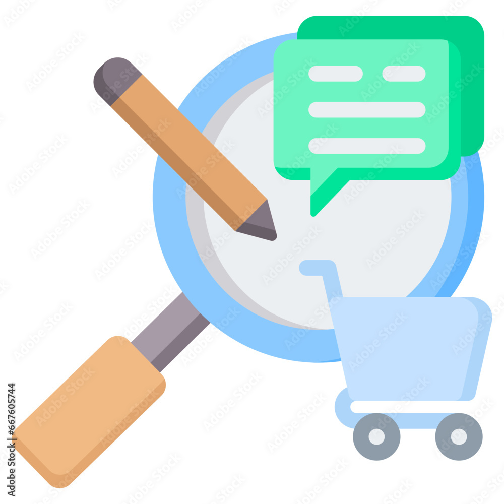 Market Research Surveys Flat Icon Market Research Surveys Flat Icon